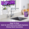 Easy to Pour Drain Renew Use on All House Drains